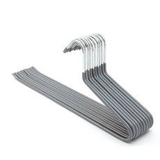 메르카 논슬립 바지걸이, 10개, 그레이