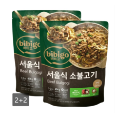 비비고 서울식 소불고기, 4개, 404g