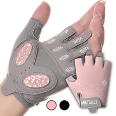 운동남녀 쫀득그립 굳은살방지 헬스장갑, 2개입, 핑크