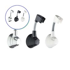 쌍문상회 지금 필요한 흡착식샤워기걸이 홀더 흡착식샤워기홀더 욕실용품 행거 샤워기홀더 걸이 샤워기 각도조절 샤워기거치대 거치대 31872EA, 실버