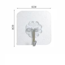 스크류 후크 행거 그림에 대 한 투명 벽 자기 접착제 문 걸이 나사 스티커, 01 D, 01 12pcs