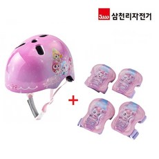 슈팅스타 캐치티니핑 어린이 어반 헬멧 + 무릎 보호대 세트, 슈팅스타캐치티니핑어반헬멧+보호대