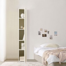 더윅 스마트 터치 미니 슬림 도어 틈새수납장 300(선반형), 메이플