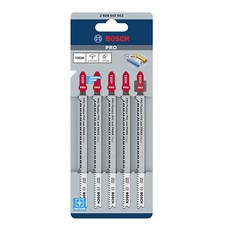 문가네 보쉬 T302H PRO 직소날 1판 5pcs 플라스틱 PVC 절단용 아크릴판