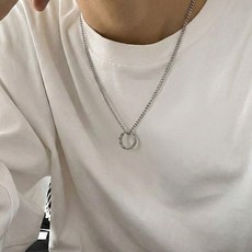 남자 목걸이 링 반지 레이어드 써지컬 스틸 Mira ring