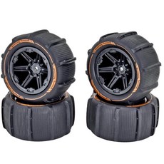 헥스 스노우 모래 진흙 오프로드 버기 타이어 휠 자동차용, 1개