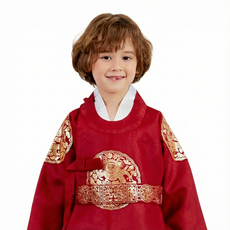 남아한복 아동 솔깃우리옷 곤룡포 왕세자 레드 한복