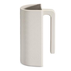 파커 베이비 실리콘 목욕컵 BPA무료 안전 소재 부드러운 그립감, Snow, 1개