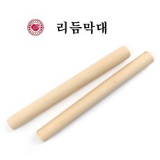 진영교재 리듬막대 1쌍 2개입 21cm 음악 수업 합주 학예회 나무 스틱, 1개