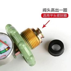 煤氣膠圈密封圈平頭尖頭密封性配件, 1個, 平頭密封圈,1個裝