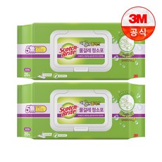 스카치브라이트 물걸레 청소포 표준형, 2개