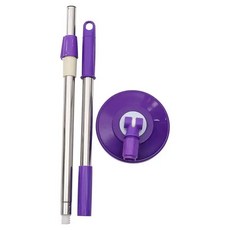 회전 걸레 막대 바닥 스틸 브러시 스테인레스 교체 스크럽 핸들, rple