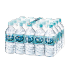 백산수 ml 입 농심 생수 물 화산암반수 워터 가정용 라벨있는생수 먹는 샘물, 20개, 330L
