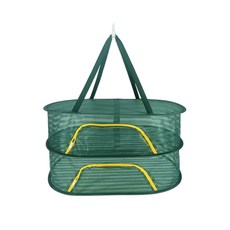 생선건조망 대형2단 나물야채 과일고추말리기 녹차찻잎 다용도 무말랭이, 1개, 2단, 그린