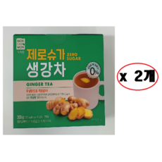 녹차원 제로슈가 생강차, 2개, 20개입, 15g
