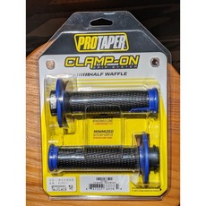 PROTAPER 1/2 Waffle Clamp-On 握把套 (紅色), 藍, 1個