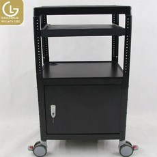 컴퓨터 카트치과 트롤리 서랍 이동식 모니터 진 제이스튜, 블랙PB97-E, 1cm