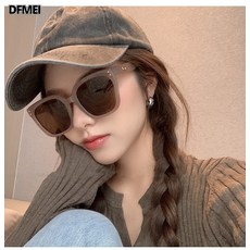 DFMEI 太陽鏡墨鏡大臉顯瘦氣質太陽眼鏡