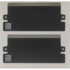 100 개/몫 화이트 화살표 마커 표시기 스티커 33mmX70mm S25 Plus Fold 5 박스 씰 라벨, Grey