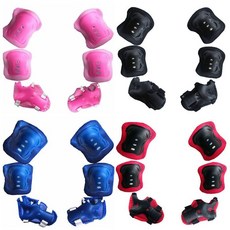 兒童輪滑護具套裝：護膝護肘護腕頭盔，溜冰鞋滑板自行車適用，學生安全防護必備, 1個, 藍色均碼護具2-12歲送配件