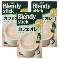 블렌디 스틱 카페오레, 3개, 8개입