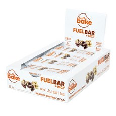 buff bake Fuel Bar + MCT 生酮 無麩質, 1個, 花生醬可可