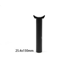 VOLE BMX 피보탈 시트 포스트 멀티 사이즈 25.4/27.2 100/150/200/250mm 알루미늄 합금 무광 블랙 튜브 자, 03 25.4x150mm
