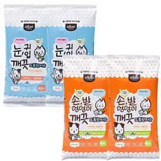 에티펫 강아지 고양이 두꺼운 손발 엉덩이 눈귀입 얼굴 전용 물티슈, 1세트, 160개입