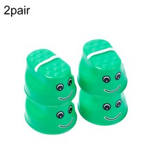 점프 스틸트 어린이 장난감 2쌍 스마일 유치원 훈련 균형 감각 장비 조정, 2pair Green