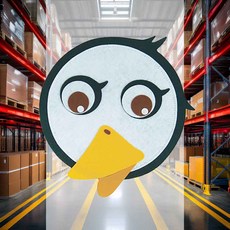 역할놀이머리띠 하얀오리 22x22cm 1개입 표현 뮤지컬 키즈카페 캐릭터 소꿉놀이 소품