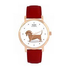 Toff London 토프 런던 TLWS-45316 여성용 닥스훈트 강아지 시계 643618