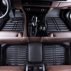 NISSAN 日產 腳踏墊 全包圍 MARCH LIVINA TIIDA SENTRA KICKS x-trail 車內地毯, 黑色腳墊