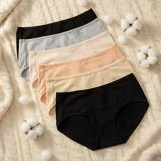 속맘 성장기 여학생 면 팬티 5P 순하고 부드러운 여아 청소년