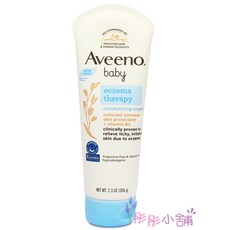 Aveeno Baby 嬰兒舒緩保濕乳霜 燕麥 異敏無香 206g, 1個, 206g保存(條裝)保存27/12