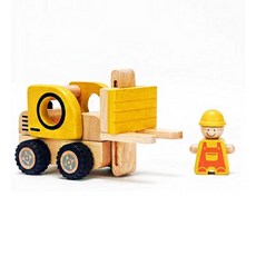 어린이 원목 자동차 토이 장난감 피규어 지게차 나무블럭 원목장난감 나무자동차 원목블럭 블럭자동차