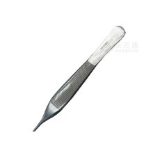 和豐 愛迪生 不鏽鋼鑷子 12cm AE15330, 1個, AE15330 有鉤 鑷子