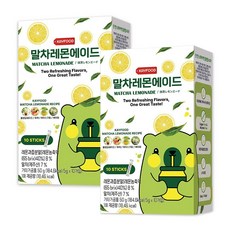 KAYFOOD 케이푸드 제로슈가 저칼로리 말차레몬에이드 10T 1+1, 50g, 10개입, 2박스
