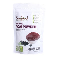 Sunfood 巴西莓粉 素食無麩質, 1個, 113克