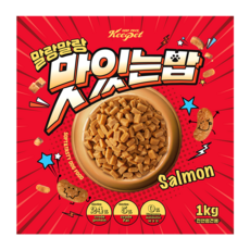 킵펫 말랑말랑 맛있는 밥 연어 강아지 사료 피부 장 건강 다이어트, 연어+황태, 1kg, 1개
