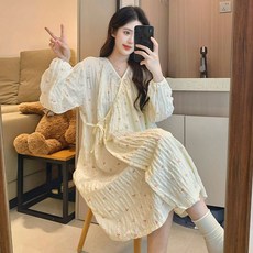 DFMEI 高級感雲朵棉月子服睡衣女春夏長袖產婦產後餵奶哺乳家居服套裝