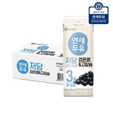 연세두유 저당두유 검은콩 고칼슘 190ml x 24팩, 상세설명 참조