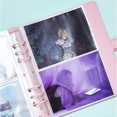 A5 플러스사이즈 6공 프박 포카바인더 트레카 엽서 포토이즘 슬리브 10매