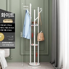 스탠드 이동식 철제 수납 원룸 틈새 바퀴 조립식 옷걸이, 업그레이드 다기능 수납 화이트 30MC 화이트