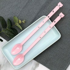 일회용 긴 숟가락 벌크 포장 푸딩 스푼 테이크아웃 카페, 간단포장 크 100개 비독립포장, 1개, 1개