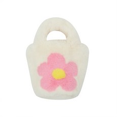 [AK플라자] [프랜치캣] 아이보리 플라워 손가방 Q46DG2011