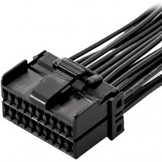 홍판 6 8 12 16 20 핀 12mm 실드된 차량 창문 리프터 플러그 커넥터 와이어 하니스 174047217404528핀, 1개, 20P Wire Harness