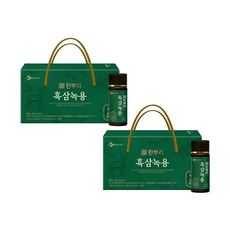 CJ 한뿌리 흑삼녹용 100ml 10입 2개