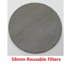 내부 58mm 바텀리스 필터 홀더 아웃 15-20bar 자동 커피 그라인더 에스프레소 메이커 부품용, 01 58mm, 03 Reusable Filter