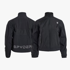 스파이더 SPYDER 여성 러닝 패브릭블럭킹 윈드브레이커 SPIPCNJK281WBLK 469307