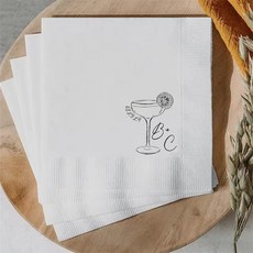 안녕하세요 건배 생일 축하 칵테일 냅킨 파티 주년 빈티지, 1개, 1개, 31. Custom style 19 A. 20pcs